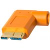 Tether Tools TET-CU61RT15-ORG USB 3.0 Micro-B pravý uhol, 4,6m