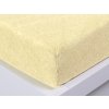 XPOSE® Froté plachta Exclusive - vanilková 90x200 cm, Froté
