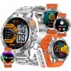 Inteligentné hodinky Sensorr S-K65SS Hodinky SmartWatch Mužské Rozhovory Baterka čierna