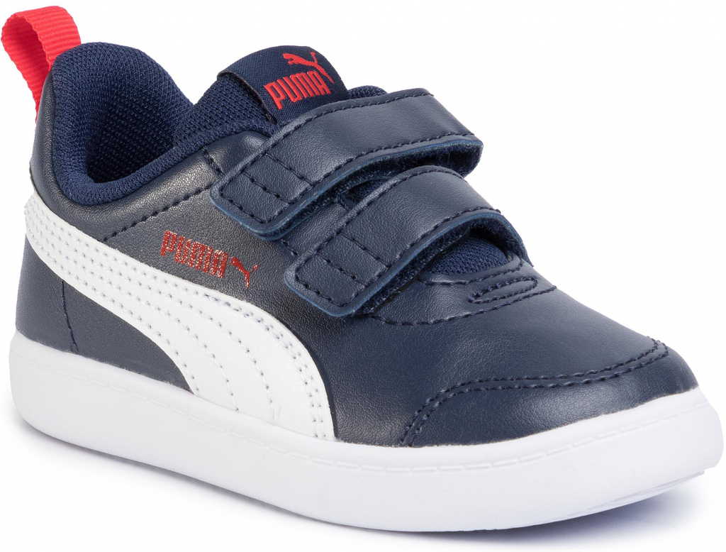 Puma Courtflex V2 V Inf 371544 01 tmavo modrá