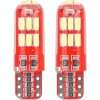 LED žiarovky CANBUS 15SMD 4014 T10e (W5W) SILCA biela 12V AMiO-01443