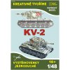 Papierový model - Tank KV-2