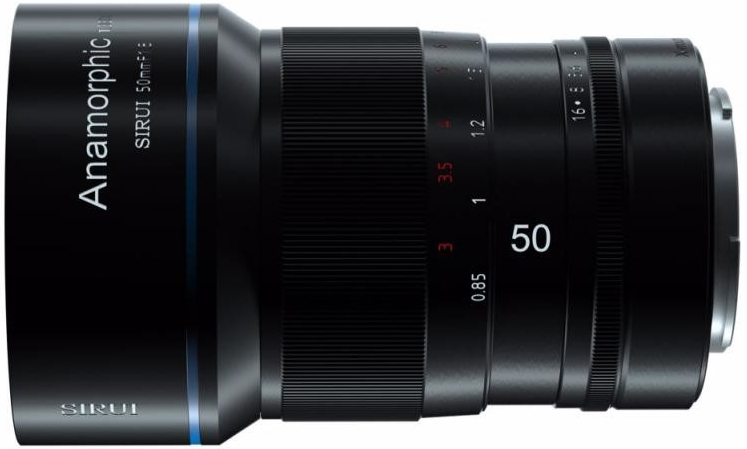 Sirui Anamorphic Lens 1,33x 50mm f/1.8 MFT-mount