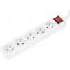 OMEGA POWER EXTENSION CORD WITH BASIC SURGE PROTECTION 5,0M 16A 5 SOCKET TYPE E FRENCH WHITE OL5F5W Platinet