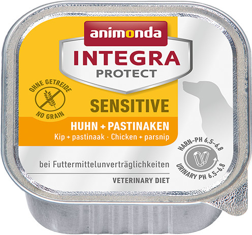 Animonda Integra Protect Sensitive Kuracie + paštrnák 150 g