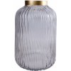 VÁZA VALEC SKLO trans.C/V V300 CIL-H300-D60 30x6cm