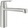 Drezová batéria GROHE Eurosmart Cosmopolitan s otočným ramienkom supersteel 30193DC0