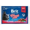 Brit Premium Cat Delicate Fillets in Gravy Turkey and Chicken, Beef and Peas 4 x 100 g