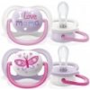 Philips AVENT Cumlík Ultra air text 0-6m dievča 2 ks