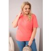 Kesi Dámske tričko Plus Size ARTM30125 Farba: Žltá, Veľkosť: UNI