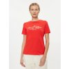 Tommy Hilfiger dámske červené tričko - XS (SNE)