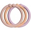 Bibs Loops Kroužky 12 ks Blush peach dusky lilac