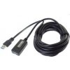 PremiumCord ku3rep5 USB 3.0 repeater a prodlužovací kabel A/M-A/F 5m