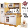 Derrson XL drevená kuchynka Pine Wood W5188 LED
