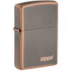 Benzínový zapalovač Zippo Rustic Bronze Zippo Logo