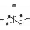 Toolight Toolight, LED stropné svietidlo 6x5W APP597-6C, čierna, OSW-08565
