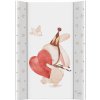 Prebaľovací pult pevný Ceba baby 50 x 70 cm biely