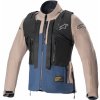 Bunda ALPINESTARS Techdura (čierna/hnedá/tmavá modrá) 3XL