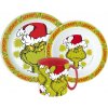 Sada plastového riadu s hrnčekom Grinch