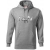 Golfový set - Mikina pánska Cape s kapucňou - M ( Tmavosivý melír )