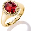 THOMAS SABO prsteň Red Zirconia Stone TR2507-414-10