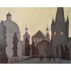 Praha - akad. mal. Varuzhan Aghamyan, originálny, ručne maľovaný obraz M (do veľkosti 65x65cm) Viac farieb