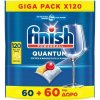Finish Quantum All in 1 Lemon tablety do umývačky 120ks
