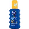 Nivea Sun Kids Protect & Care Sun Spray 5 in 1 SPF30 sprej na opalování 5 v 1 200 ml