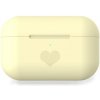 AppleKing silikónový obal so srdiečkom pre AirPods Pro - žltý - možnosť vrátiť tovar ZADARMO do 30tich dní