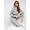 Sivá dámska tepláková súprava s kapucňou 0002