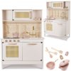 Detská drevená kuchynka z MDF retro s príslušenstvom BOHO 100 cm