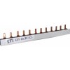 CB Elektro Prepojovacia lišta (hrebeň) 1-pólová 21cm 12M 10mm2 Tvar:I (ETI)
