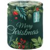 Bolsius Sklo 68x80 mm Veselé Vianoce, vonná sviečka
