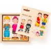 Woody 90329 puzzle Ľudia a povolania z celého sveta v krabičke