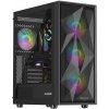 Počítačová skříň Genesis DIAXID 605 ARGB/Midi Tower/Transpar./Černá (NPC-2172)