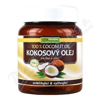 Vivapharm Bio kokosový olej 100% na telo a pleť 380 ml