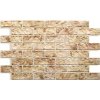 Obkladové panely 3D PVC TP10020079, rozmer 992 x 596 mm, kameň hnedý, GRACE
