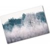 Kuchynská doska veľká zo skla Strom zima 80x52 cm