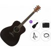 Yamaha FX400 Premium SET Smoky Black Elektroakustická gitara Dreadnought