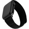 Nylonový športový remienok FIXED pre Apple Watch 42/44/45 mm, čierny