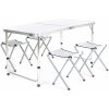 Set kemping BILBAO stôl Al + 4 stoličky