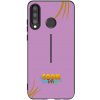 Picasee silikonový černý obal pro Huawei P30 Lite - COONDA růžovka
