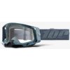 Zjazdové okuliare 100% RACECRAFT 2 Clear Lens - Dark Grey