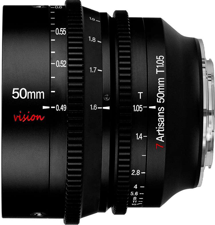 7Artisans 50mm T1.05 APS-C Cine MFT