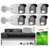 Sada na monitorovanie IP 2Mpx 6 kamier IPCAM-B2-50DL, Hybrid Light, Záznamník 8ch - HiLook by Hikvision