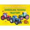 Jednoduchá vystřihovánka: zemědělská technika - traktory - Zadražil Ivan