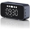 AppleMix DUDAO Y17 Bezdrôtový reproduktor Bluetooth + digitálne hodiny / budík - čierny
