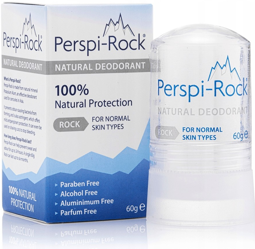 Perspi-Rock Natural minerálny dezodorant tuhý kryštál (100% Natural Protection) 60 g