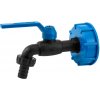 Bradas IBC adaptér S60x6 s ventilom BLACK RAVEN 1/2