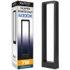 Osvetľovací stĺpik Masterled 7W LED čierny 60 cm IP54